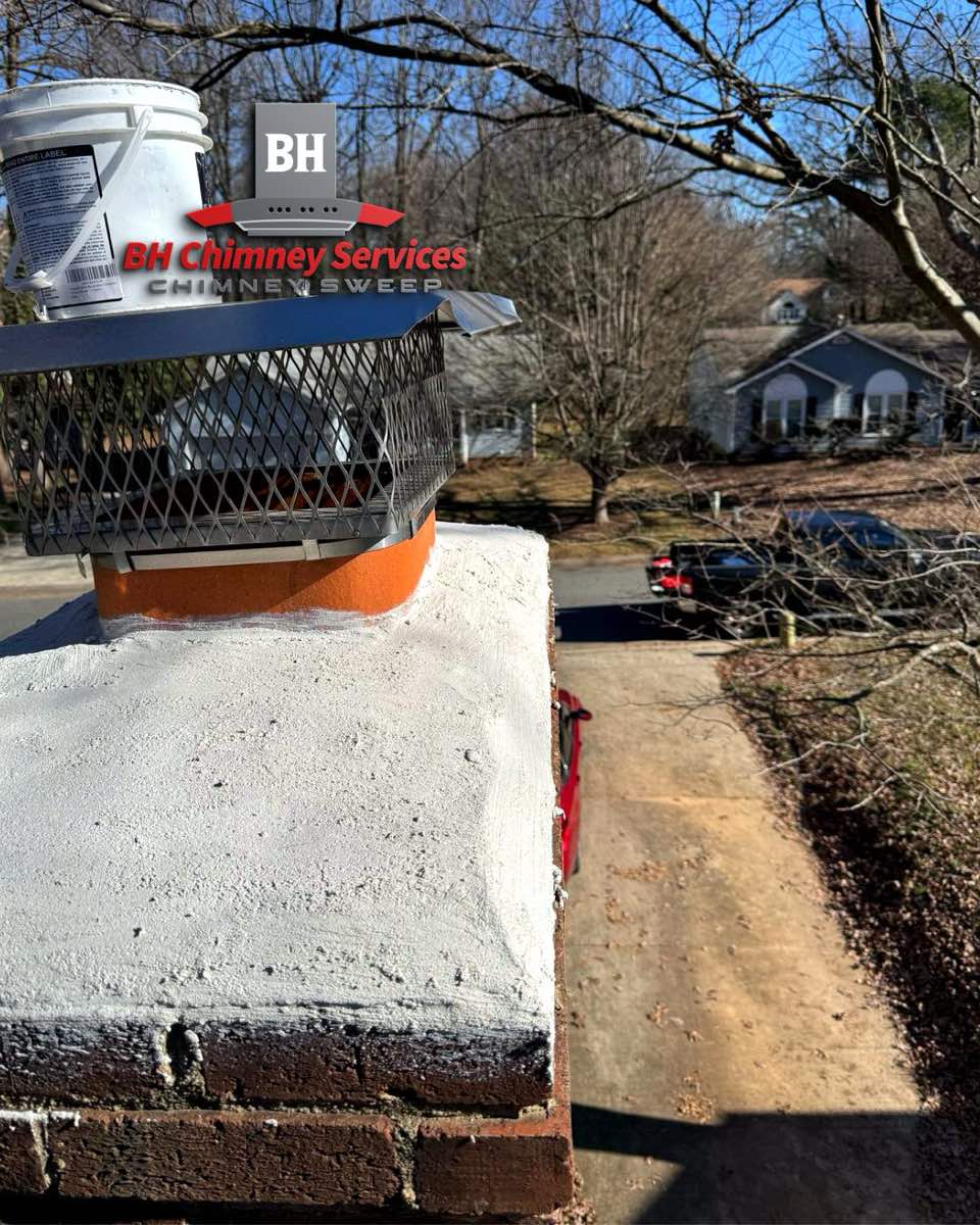 chimney work by BH Chimney Services in Charleston