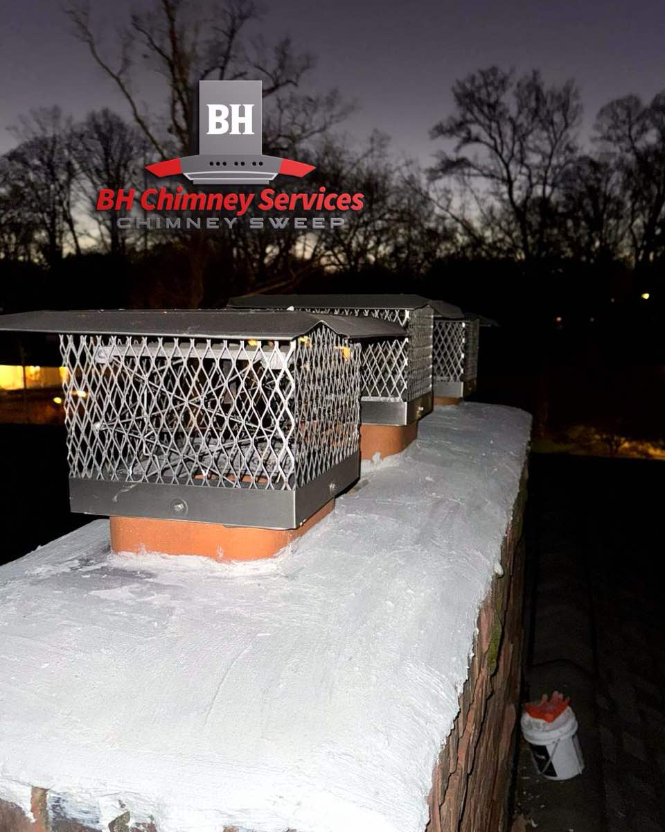 chimney work by BH Chimney Services in Charleston