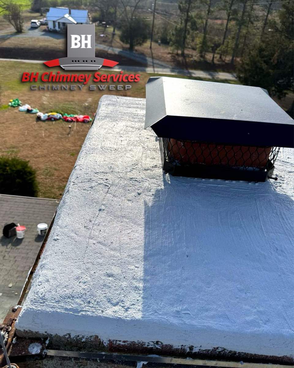 chimney work by BH Chimney Services in Charleston