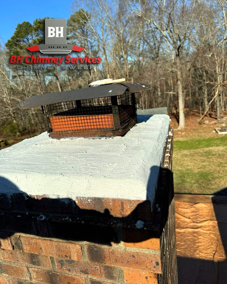 chimney work by BH Chimney Services in Charleston