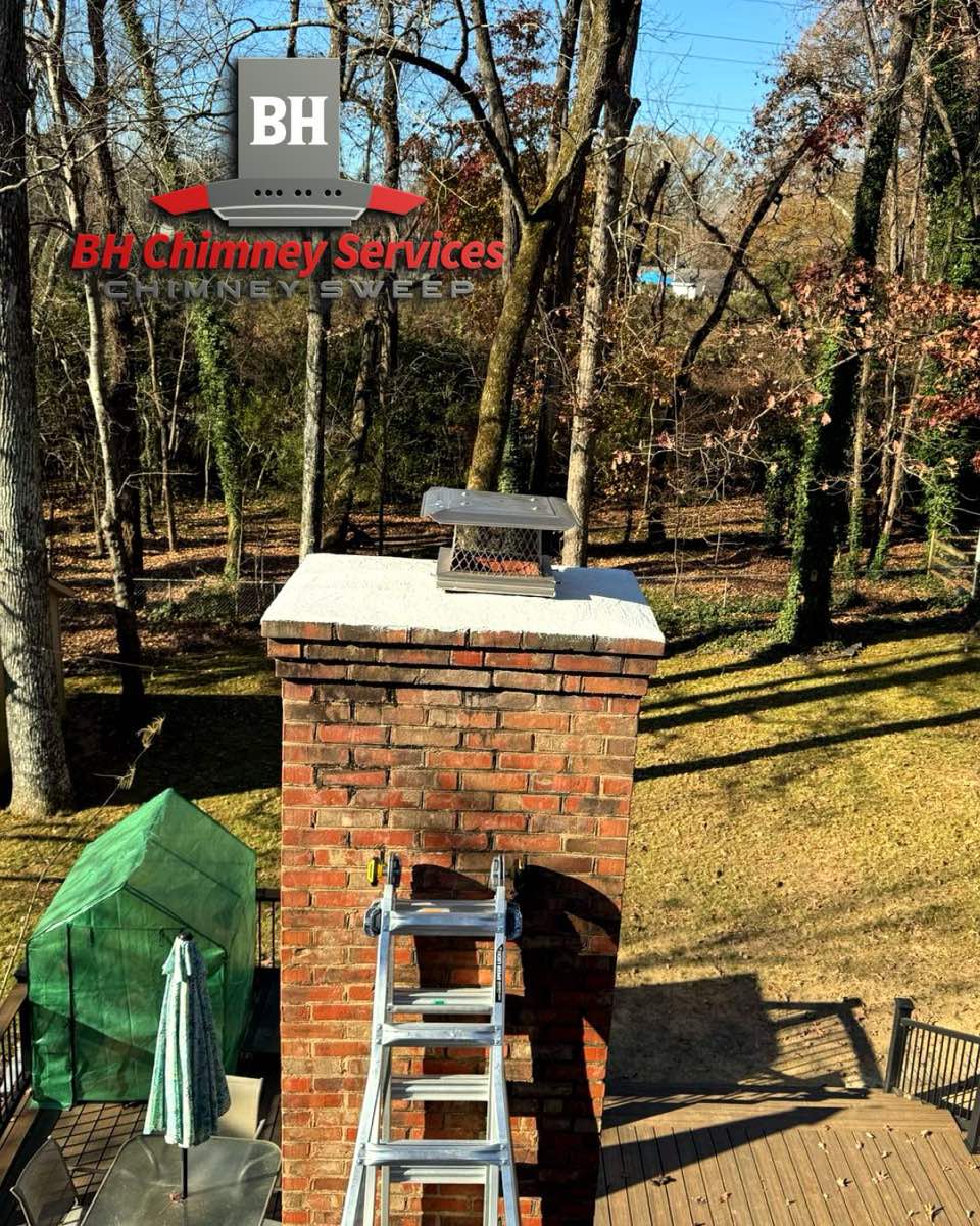 chimney work by BH Chimney Services in Charleston