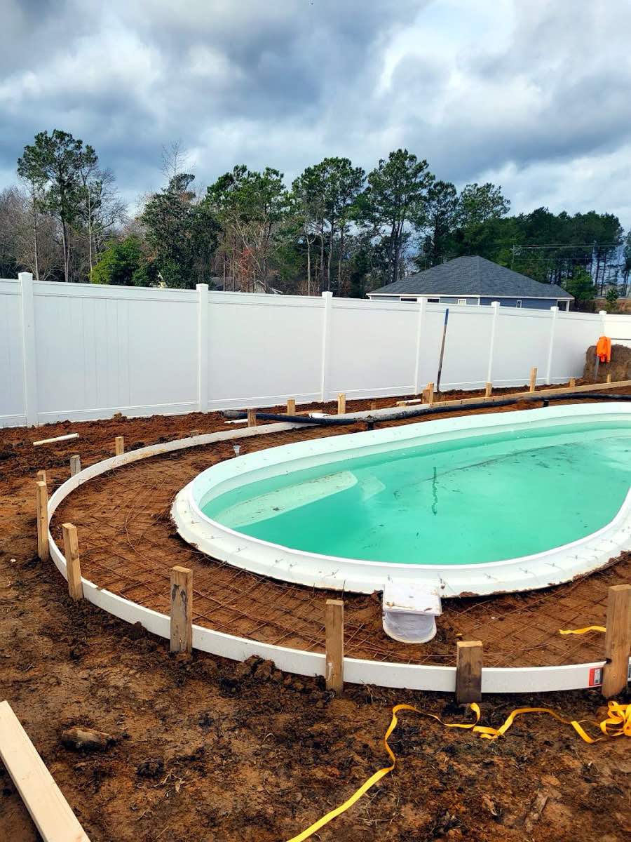 pool service work by Concrete & Pools By Zunun in Myrtle Beach
