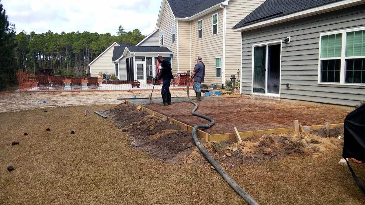 pool service work by Concrete & Pools By Zunun in Myrtle Beach