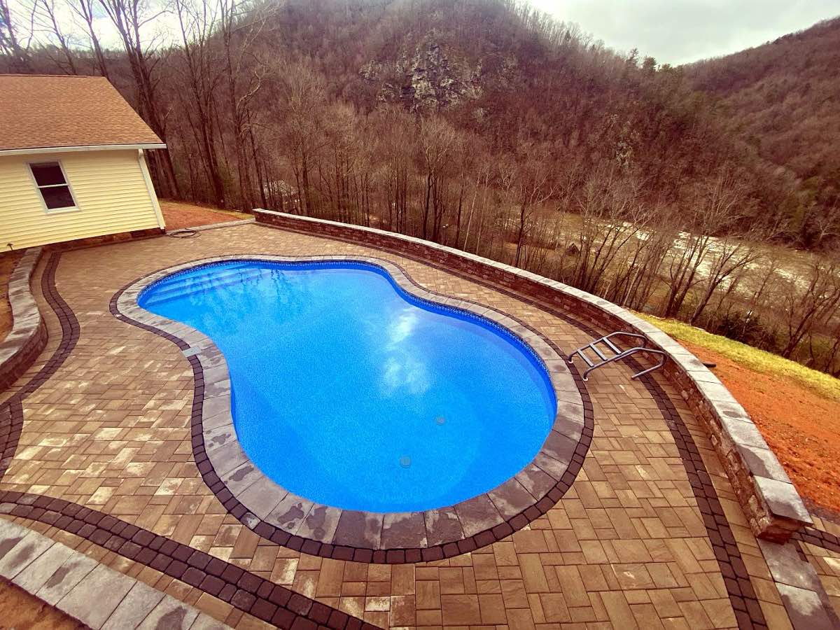 pool service work by Foxx Pools in Johnson City