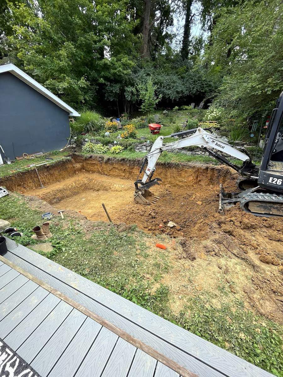 pool service work by Foxx Pools in Johnson City