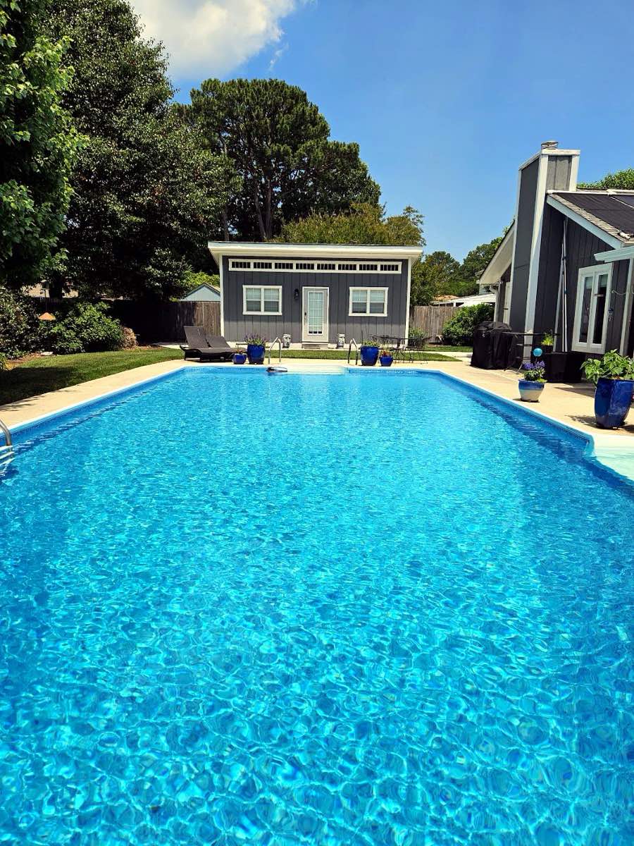 pool service work by Intracoastal Pool Liners LLC in South Mills