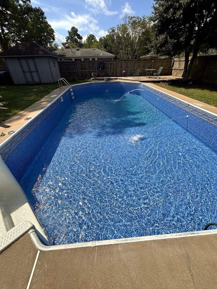 pool service work by Intracoastal Pool Liners LLC in South Mills