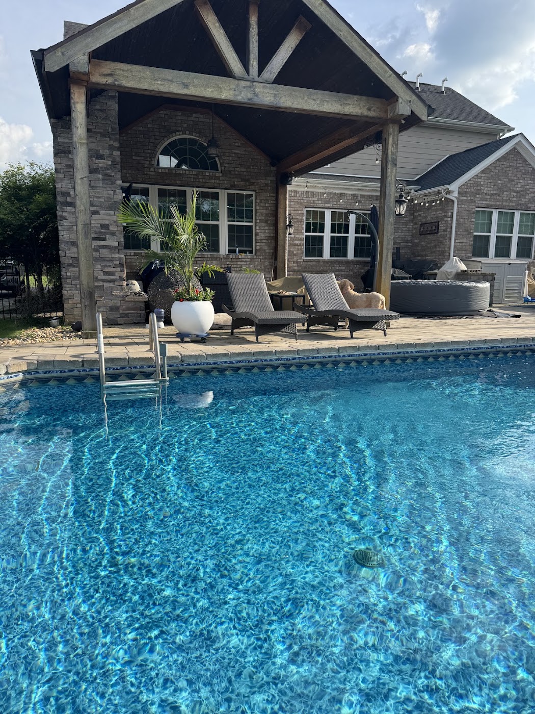 pool service work by Pool fever pools in Franklin