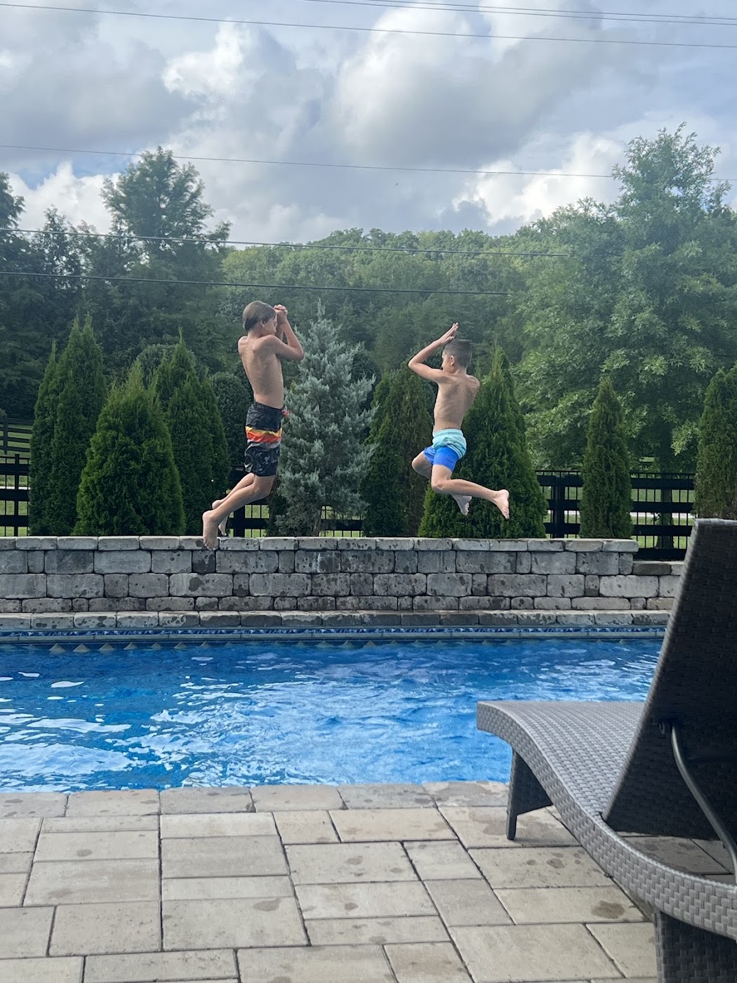 pool service work by Pool fever pools in Franklin